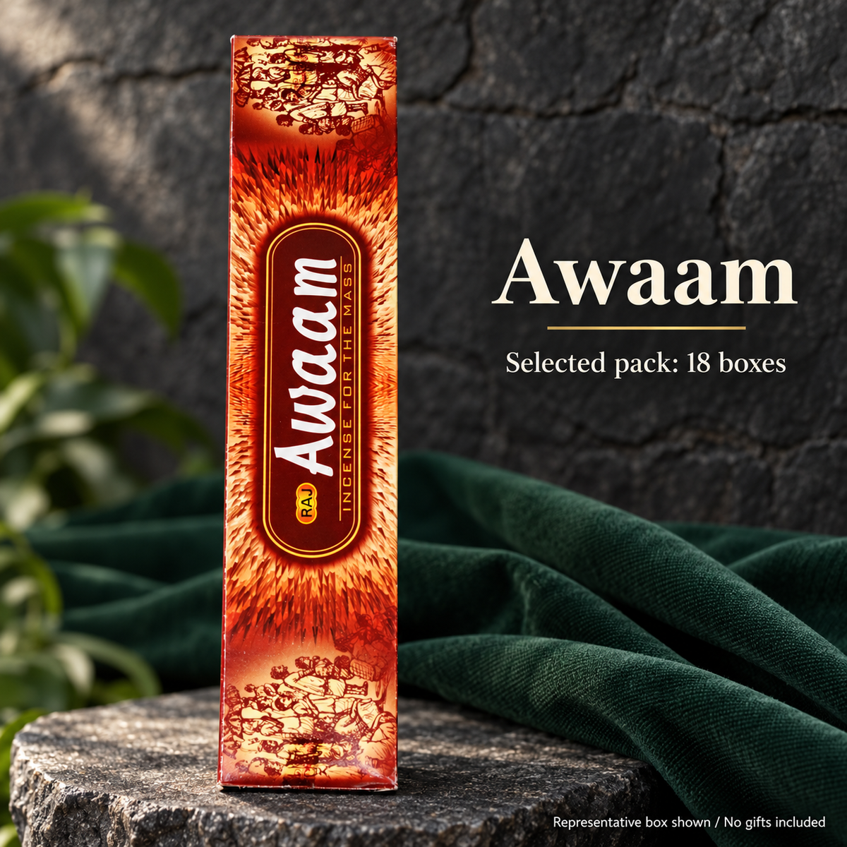 Awaam — 18 boxes — representative individual box