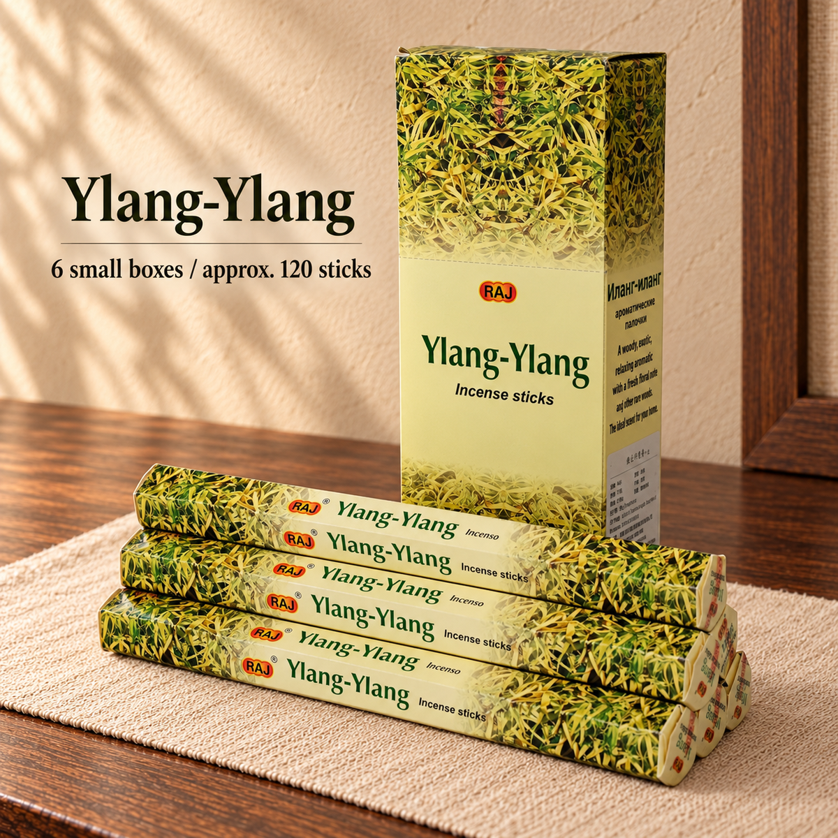 TB7101159486-06 | Ylang-Ylang | 6 small boxes / approx. 120 sticks