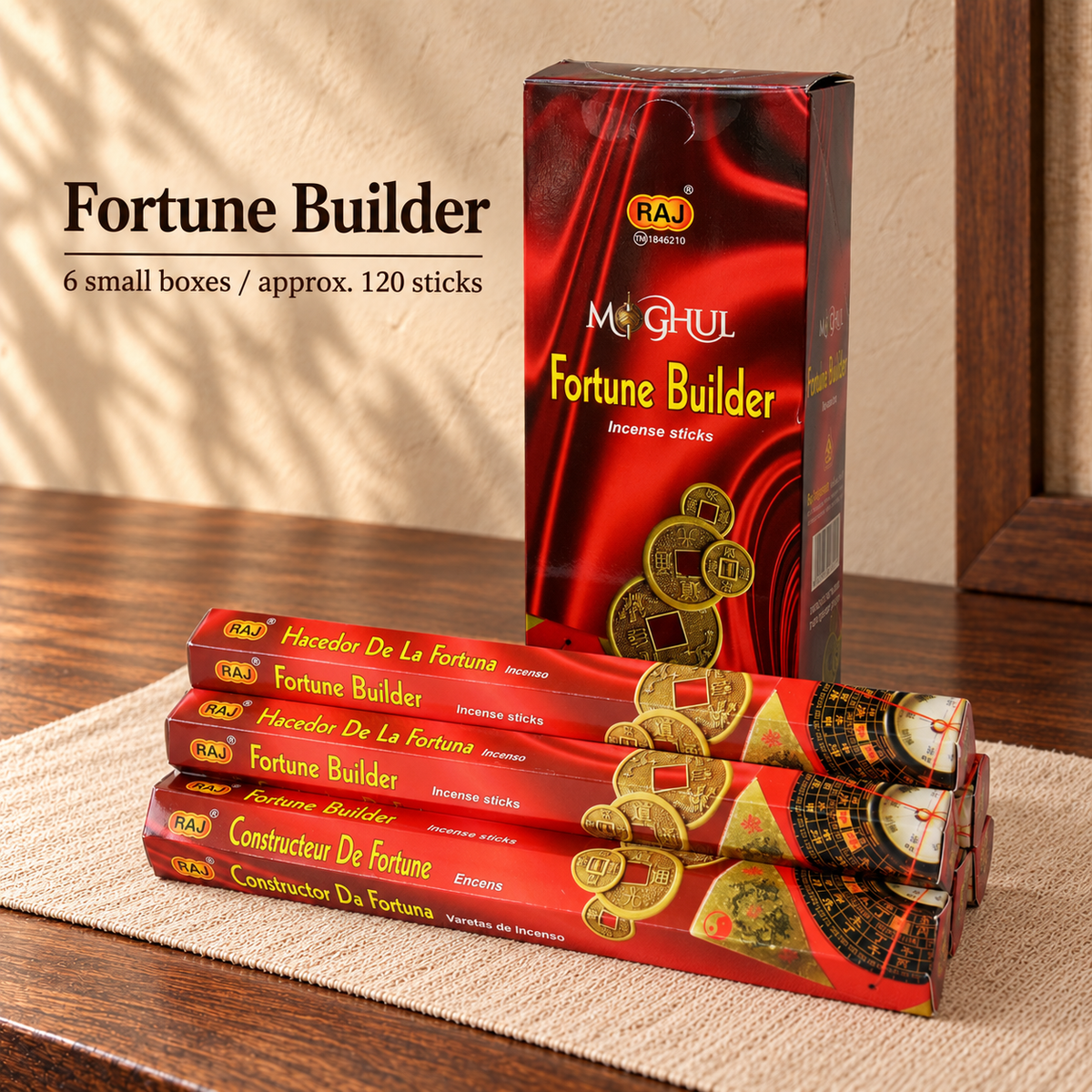 TB7101159486-15 | Fortune Builder | 6 small boxes / approx. 120 sticks