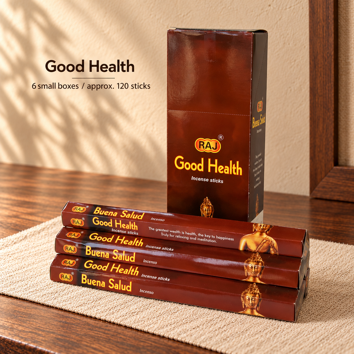 TB7101159486-16 | Good Health | 6 small boxes / approx. 120 sticks