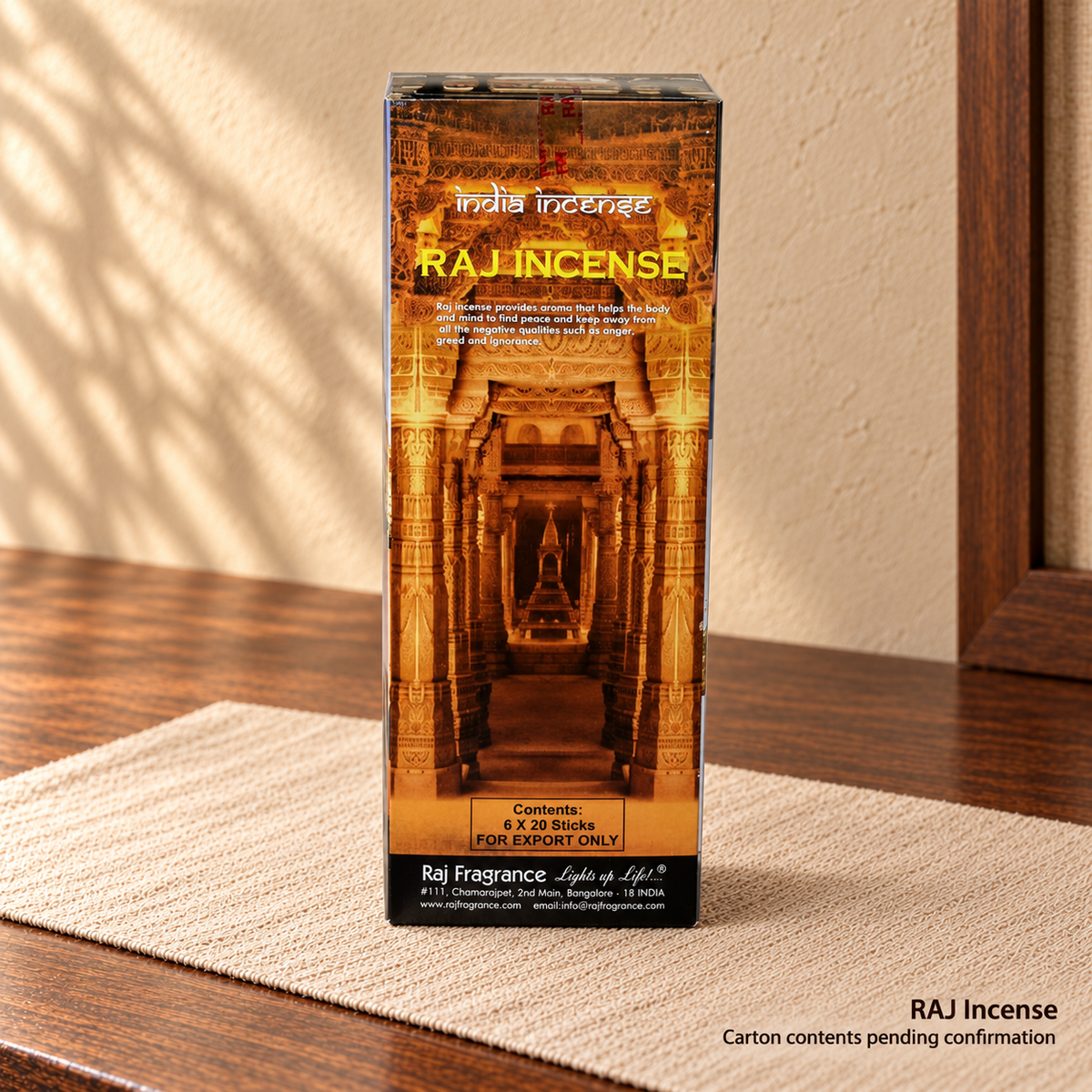 TB7101159486-24 | RAJ Incense | packaging or contents pending confirmation