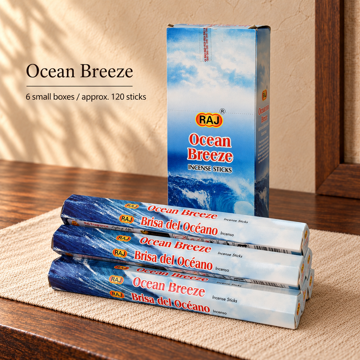 TB7101159486-25 | Ocean Breeze | 6 small boxes / approx. 120 sticks