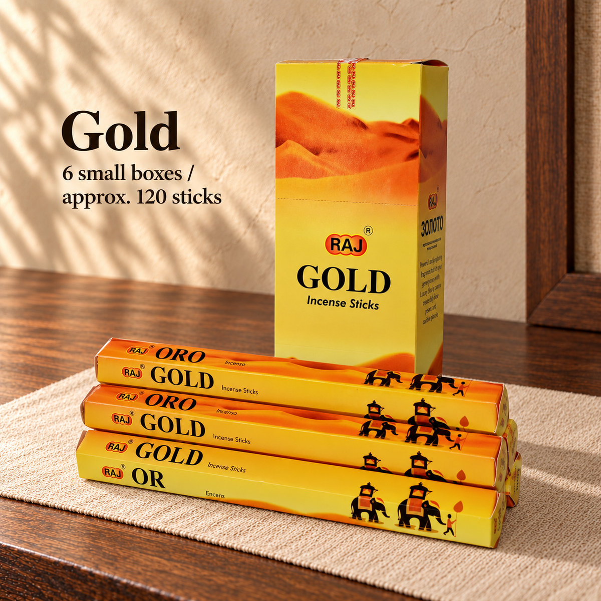 TB7101159486-28 | Gold | 6 small boxes / approx. 120 sticks