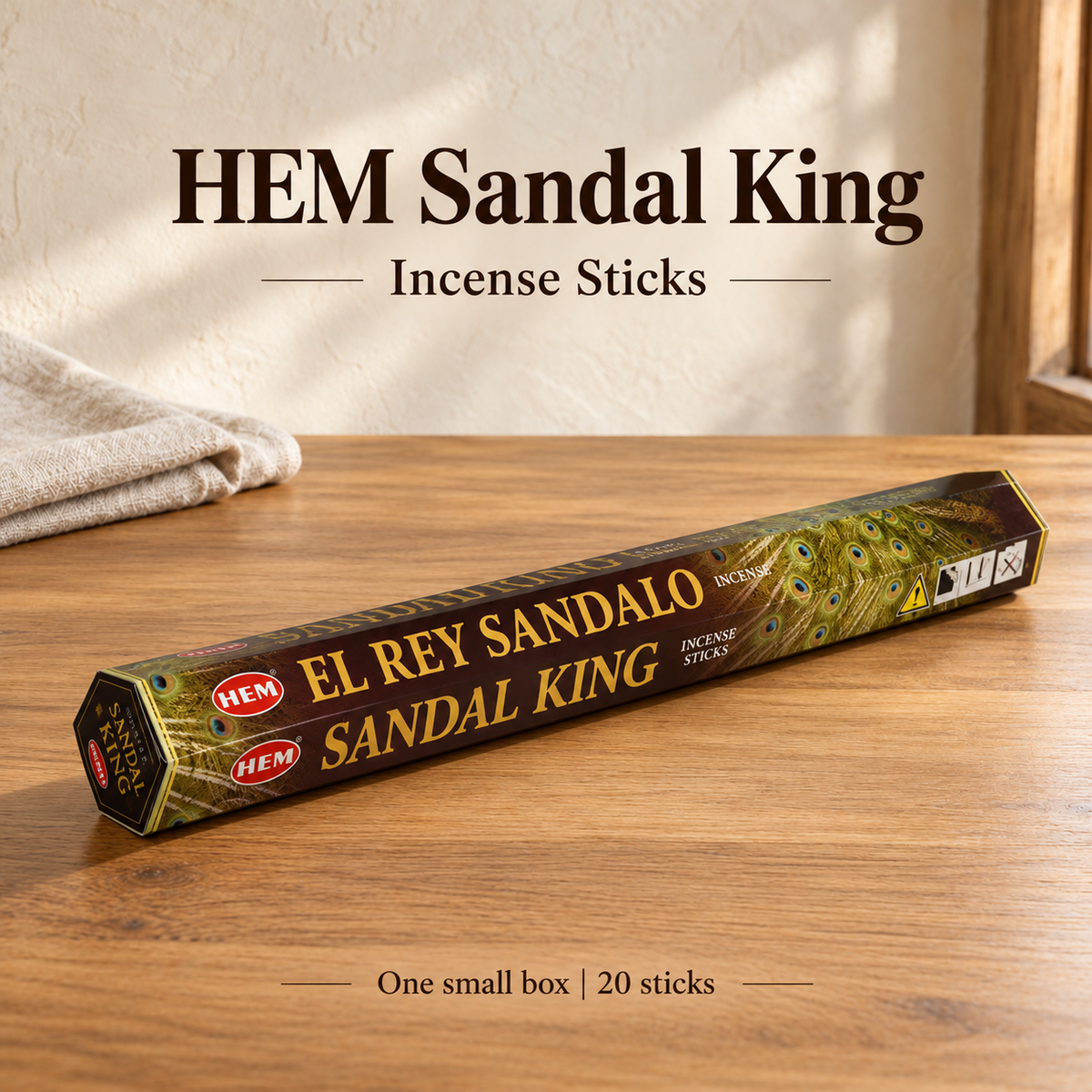 HEM Sandal King — one 20-stick small box