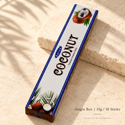 SATYA Coconut incense — single 15g box with 10 sticks