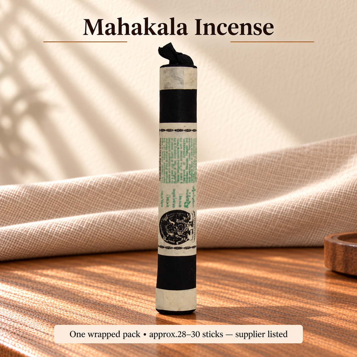 TB776182768518-06 | Mahakala | One wrapped pack • approx.28–30 sticks — supplier listed