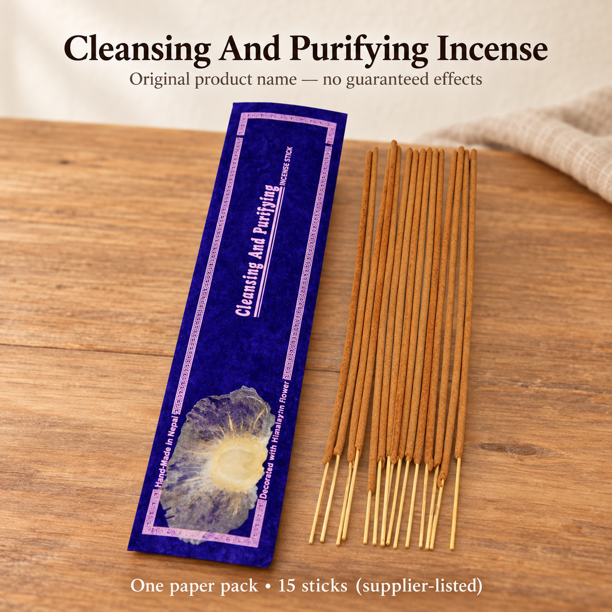 Himalayan Incense Sticks in Decorative Paper Packs — 21 Fragrances — variant-18