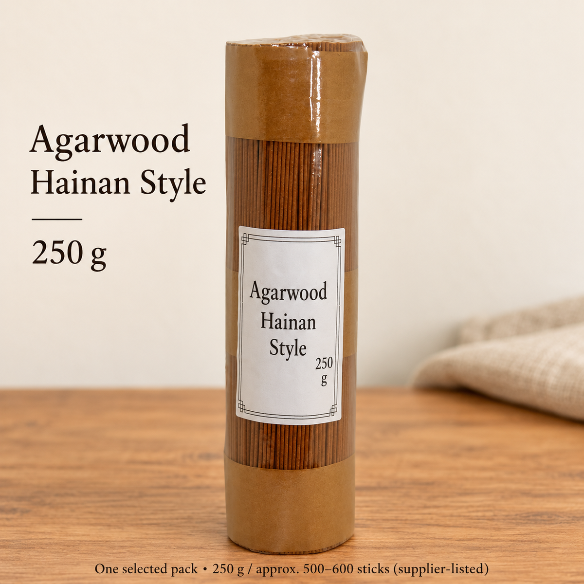 Incense Sticks — Sandalwood, Agarwood, Tibetan Style & Mugwort, 250 g Packs — variant-03