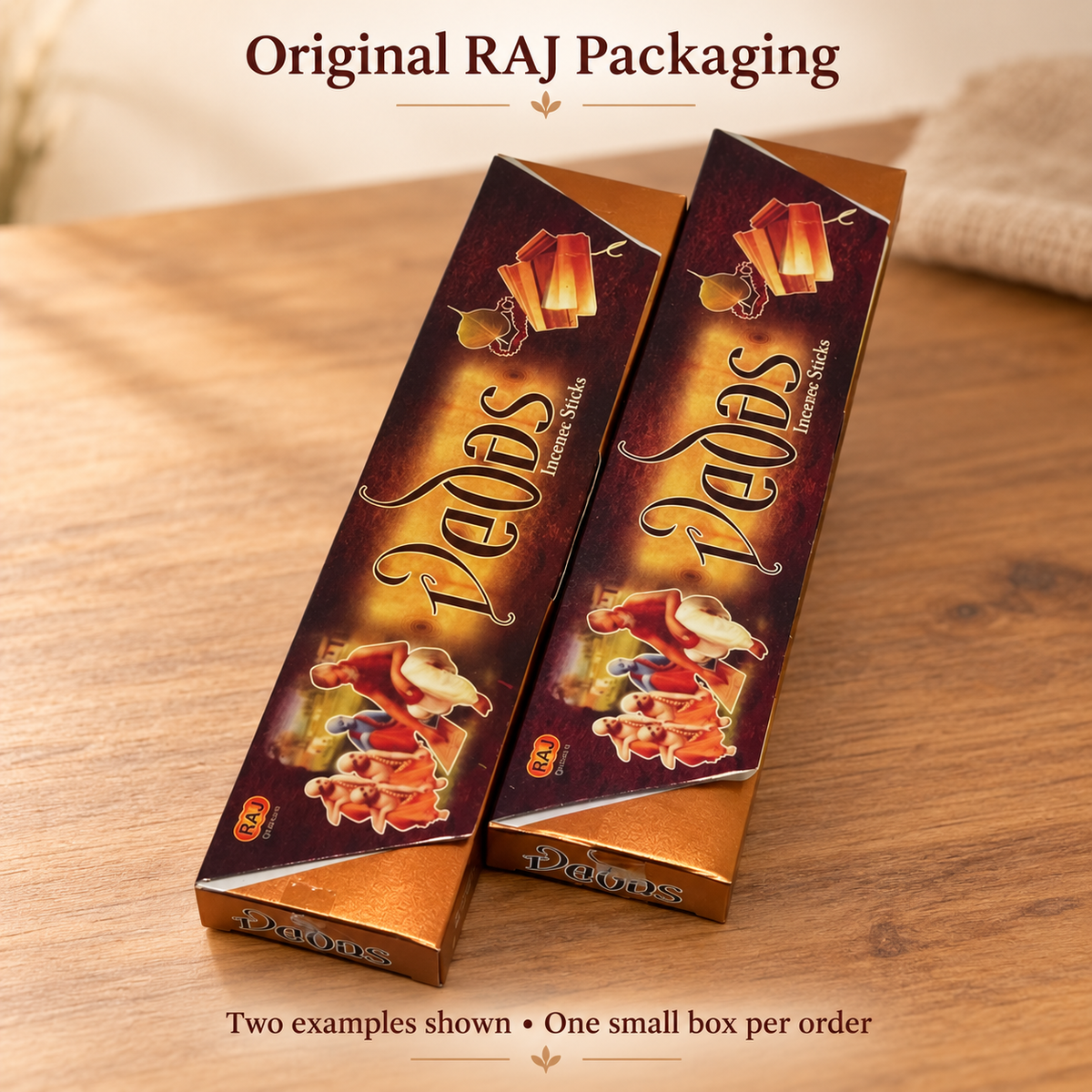 RAJ Devas Incense Sticks — One 40 g Box, Approx. 28–30 Sticks | product-02