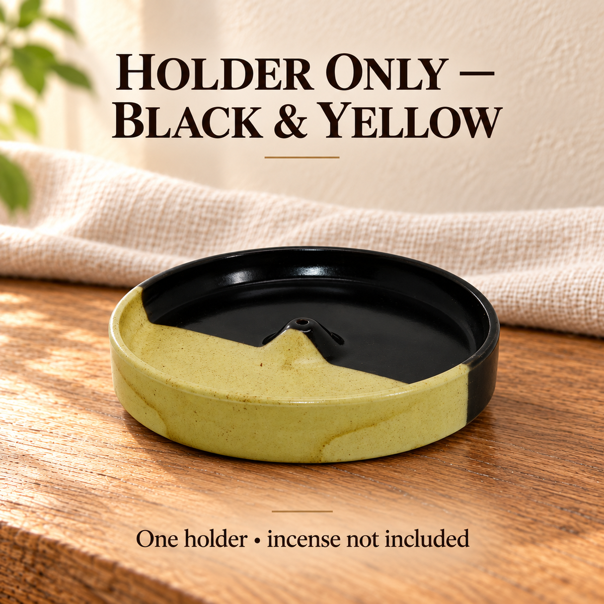 Holder Only — Black & Yellow