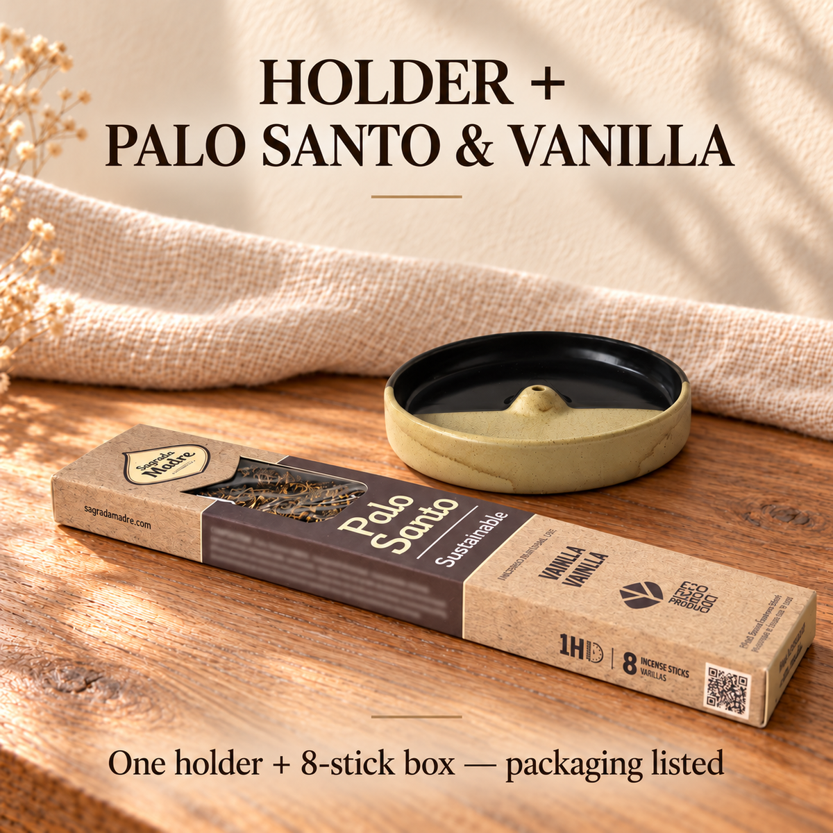 Holder + Palo Santo & Vanilla