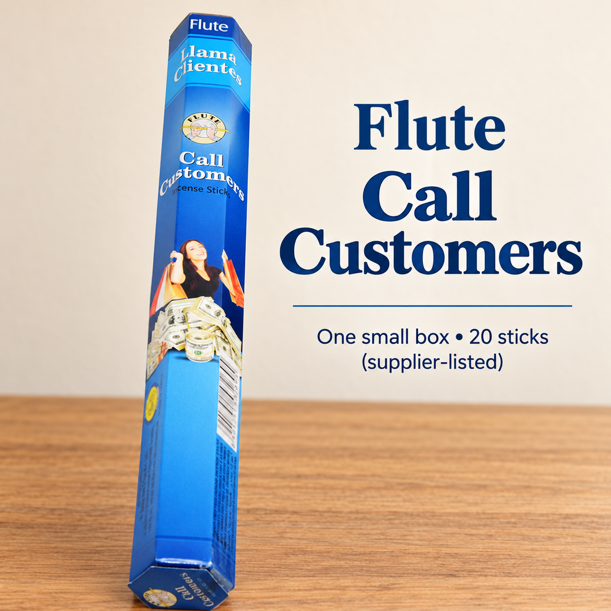 Flute Call Customers original small box, supplier-listed20sticks