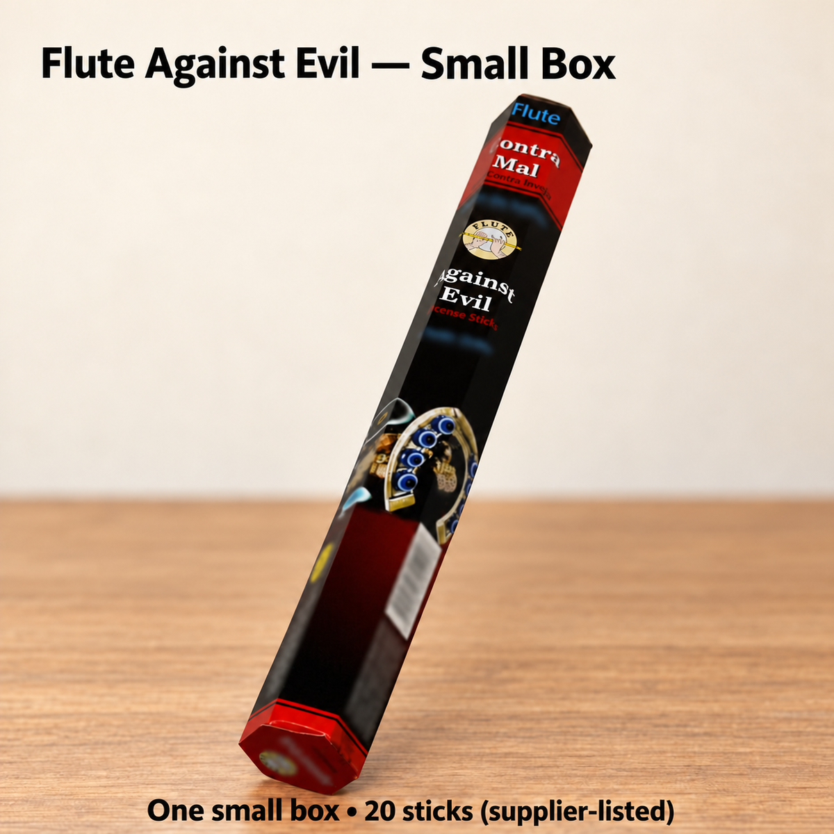 Against Evil /Small Box /20 Sticks originalblackredhorseshoeprinted packaging