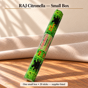 TB9324078226-01 | RAJ Citronella — Small Box | One small box •20 sticks — supplier listed