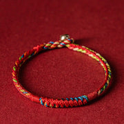 EverestArtstudios Handmade Five Color Thread Protection Bracelet