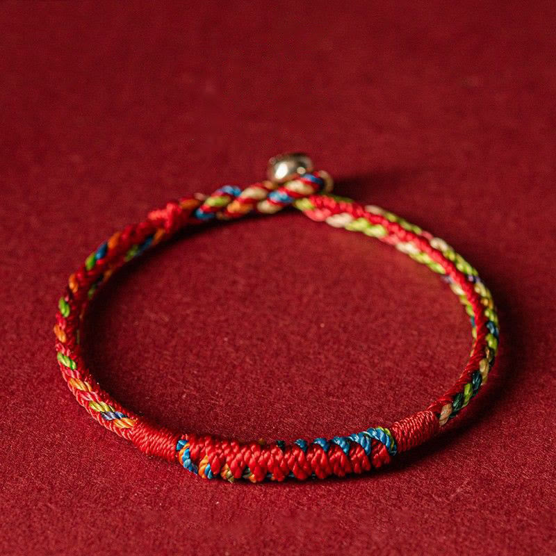 EverestArtstudios Handmade Five Color Thread Protection Bracelet