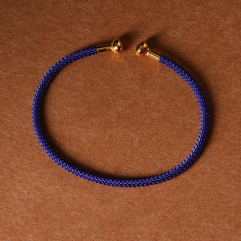 EverestArtstudios Simple Design Handmade Luck Braid String Cuff Bracelet