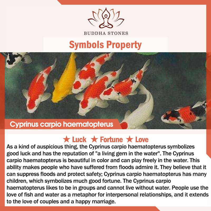 Buddha Stones White Jade Koi Fish Lotus Blessing Necklace Pendant
