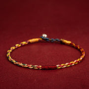 EverestArtstudios Handmade Five Color Thread Luck Couple Child Adult Bracelet