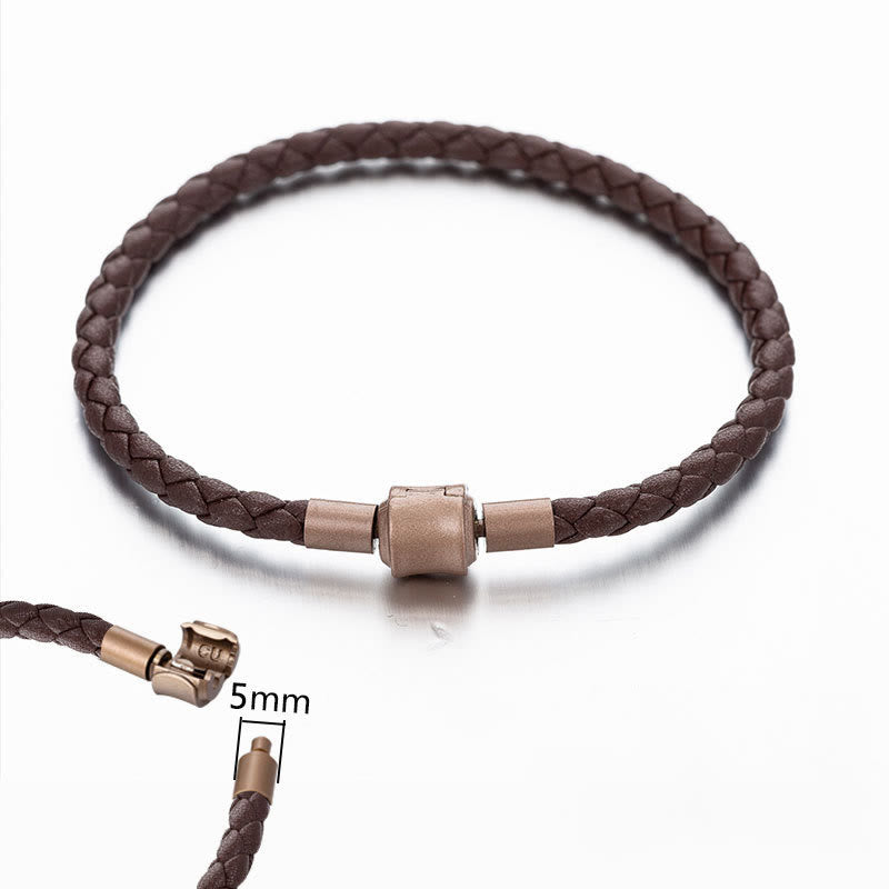 EverestArtstudios Vintage Leather Rope Luck Braid String Bracelet