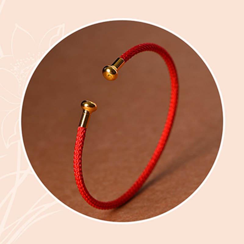 EverestArtstudios Simple Design Handmade Luck Braid String Cuff Bracelet