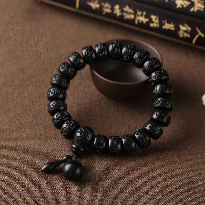 EverestArtStudios Tibetan Lightning Strike Wood Protection Bracelet