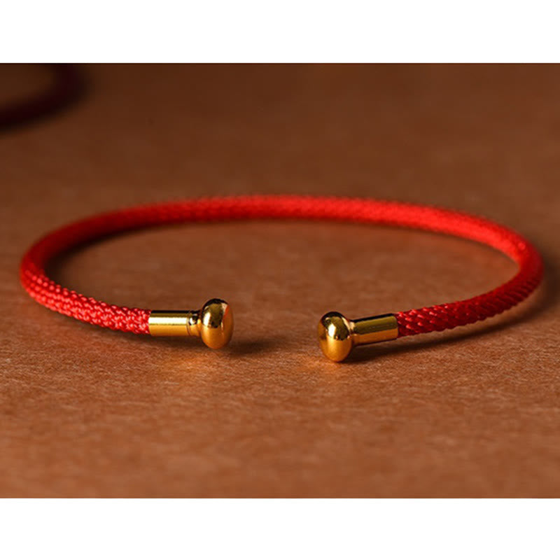 EverestArtstudios Simple Design Handmade Luck Braid String Cuff Bracelet
