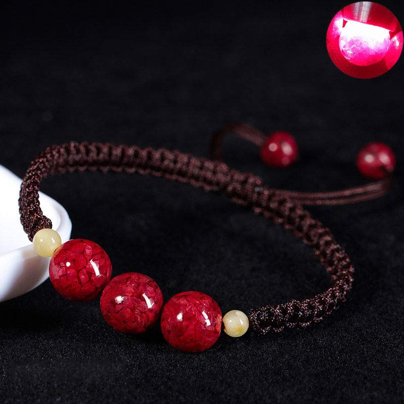 EverestArtstudios Cinnabar Blessing Red String Bracelet For Kids