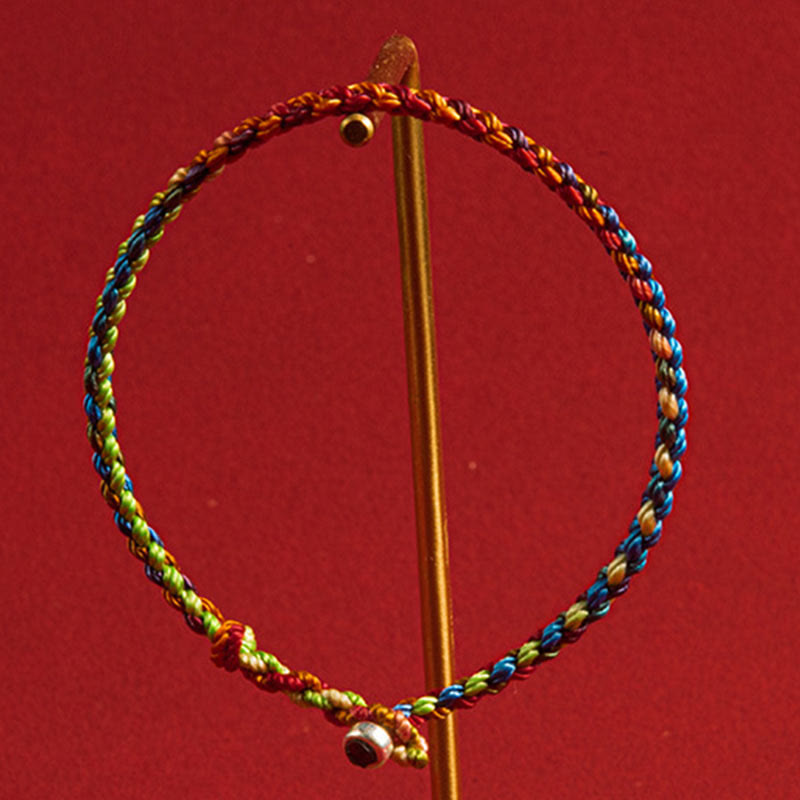 EverestArtstudios "May you be blessed with peace and safety in all four seasons" Lucky Multicolored Bracelet