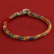 EverestArtStudios "May you be healthy and happy" Lucky Multicolored Bracelet