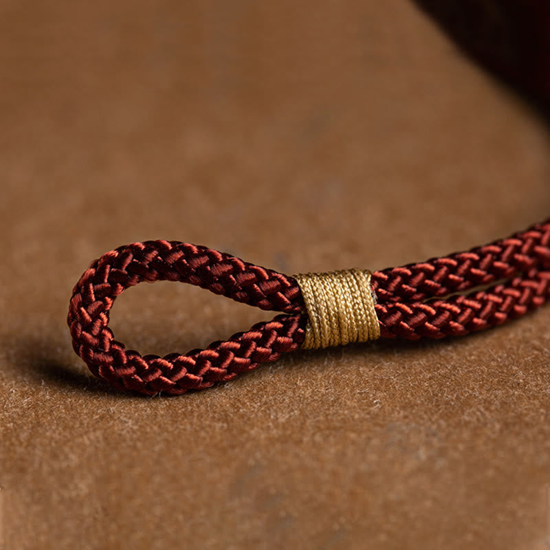 EverestArtStudios 925 Sterling Silver Handmade Chinese Zodiac Natal Buddha Cyan Bodhi Seed Protection Braided Red String Bracelet