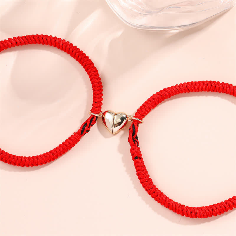 EverestArtstudios 2Pcs Tibetan Luck Chinese Knot Protection String Bracelet