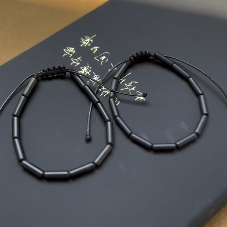 EverestArtStudios Black Onyx Bead Support Protection Bracelet