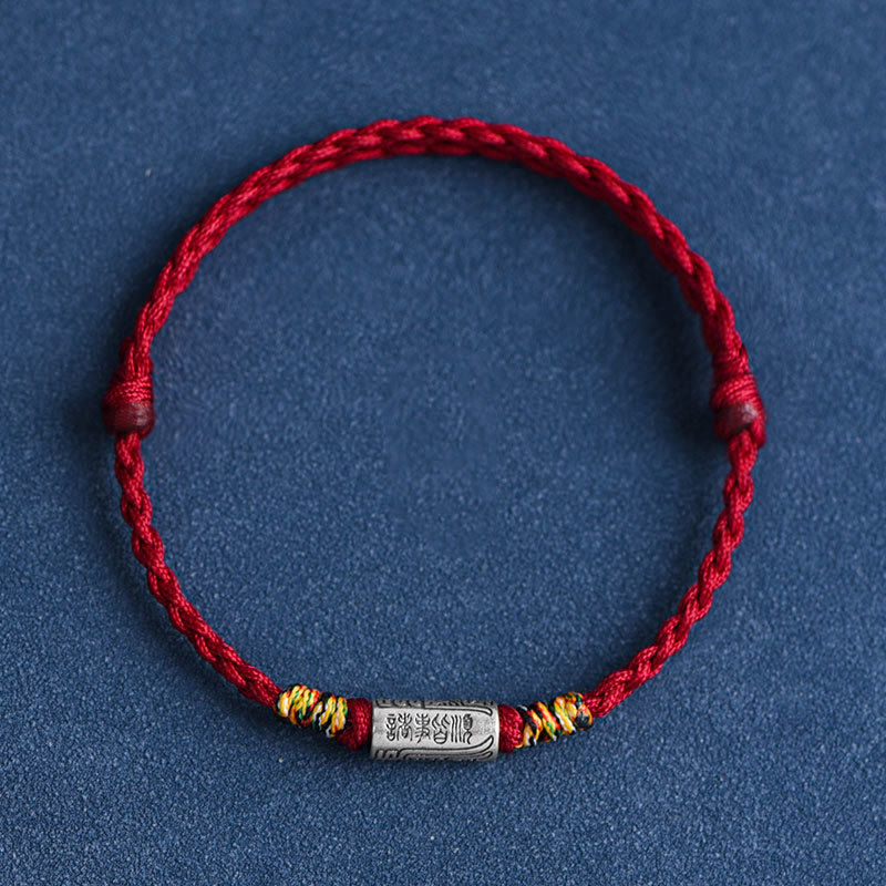 EverestArtstudios Handcrafted 925 Sterling Silver Everything Goes Well Design Protection Strength Bracelet Anklet
