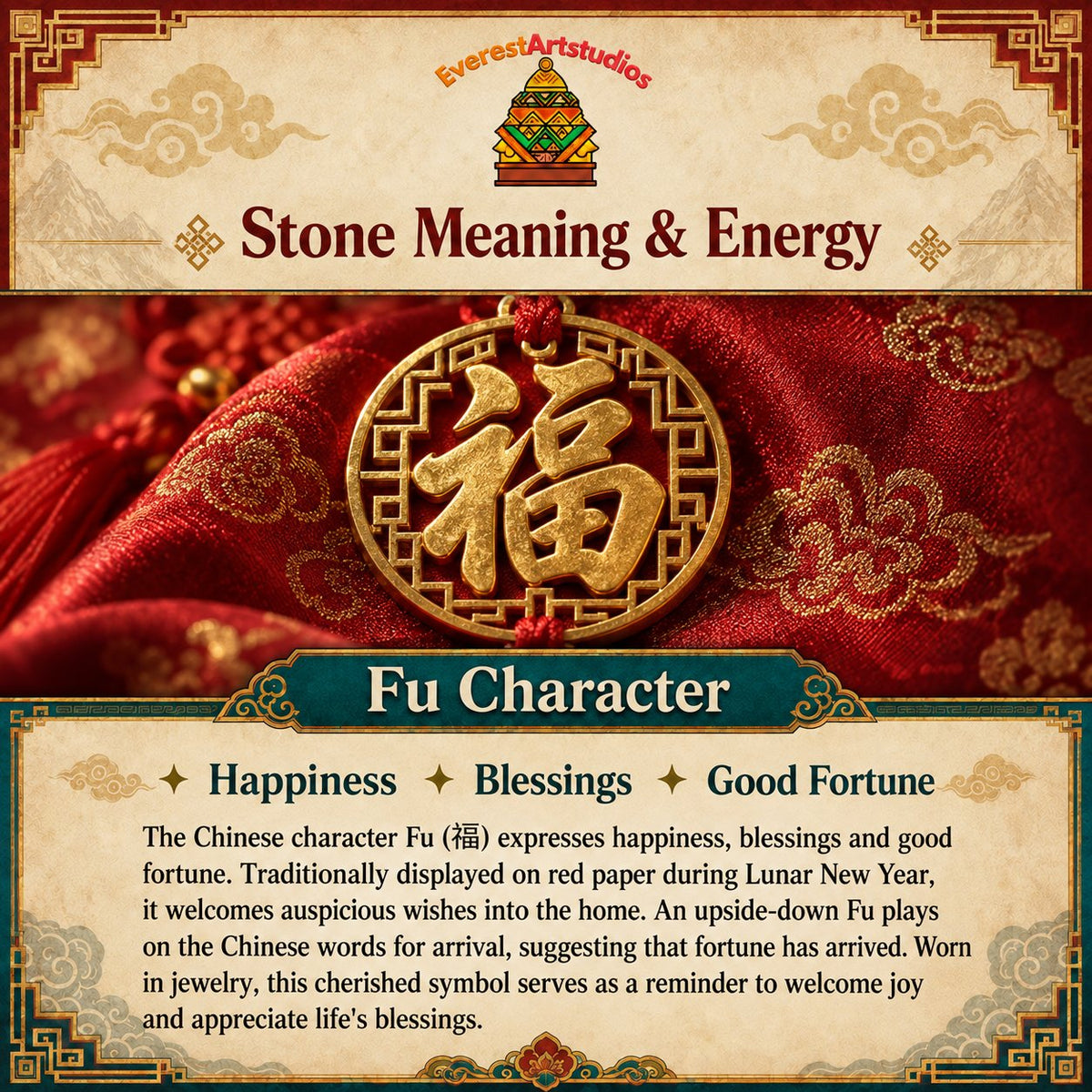 EverestArtstudios Fu Character Meaning & Energy