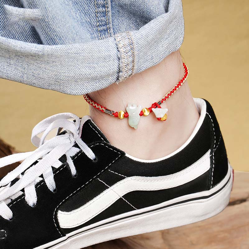 Pulsera tobillera jade zodiaco chino