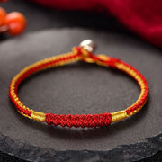 EverestArtstudios Tibetan Handmade Braid Luck String Protection Bracelet