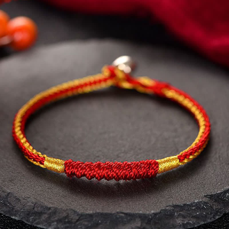 EverestArtstudios Tibetan Handmade Braid Luck String Protection Bracelet