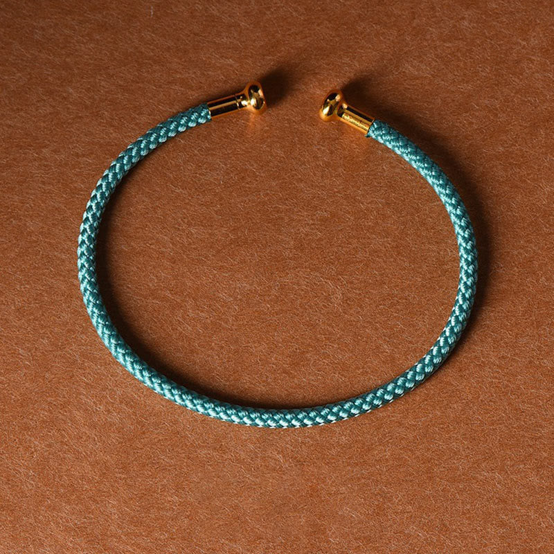 EverestArtstudios Simple Design Handmade Luck Braid String Cuff Bracelet