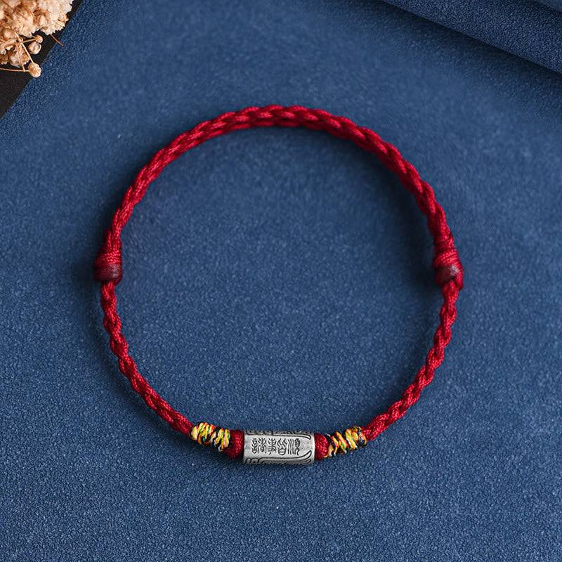 EverestArtstudios Handcrafted 925 Sterling Silver Everything Goes Well Design Protection Strength Bracelet Anklet