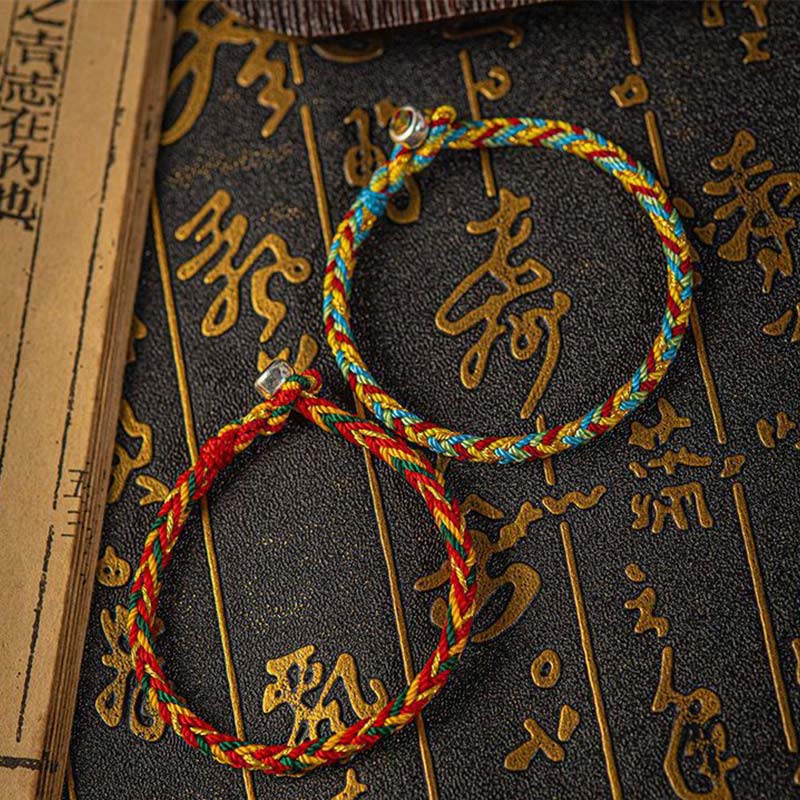 EverestArtstudios "May you be good fortune and success" Lucky Multicolored Bracelet