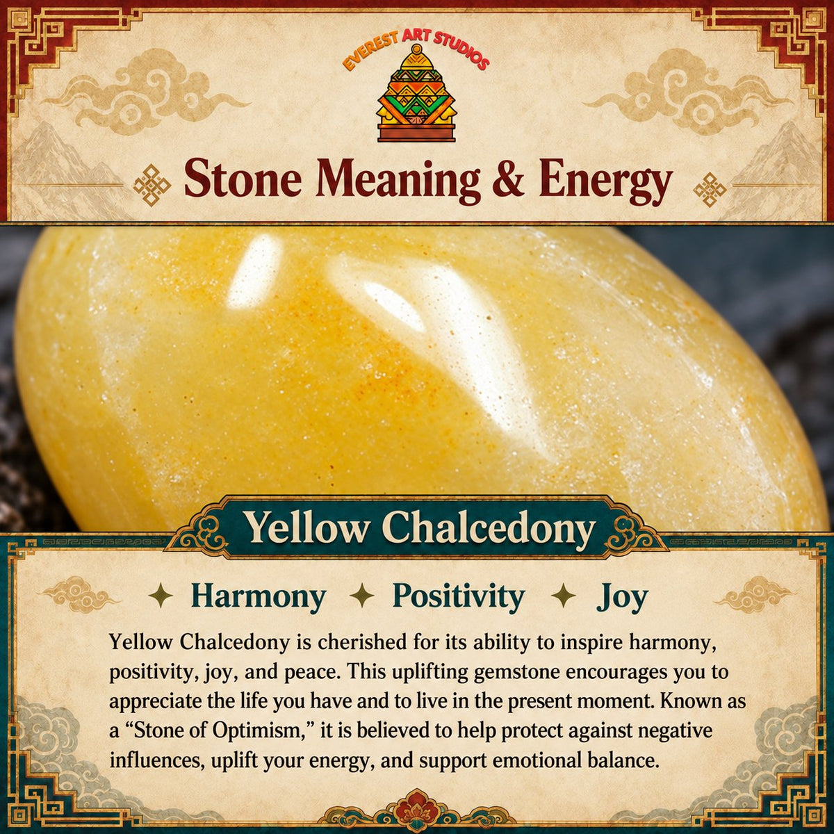 EverestArtstudios Yellow Chalcedony Meaning and Energy