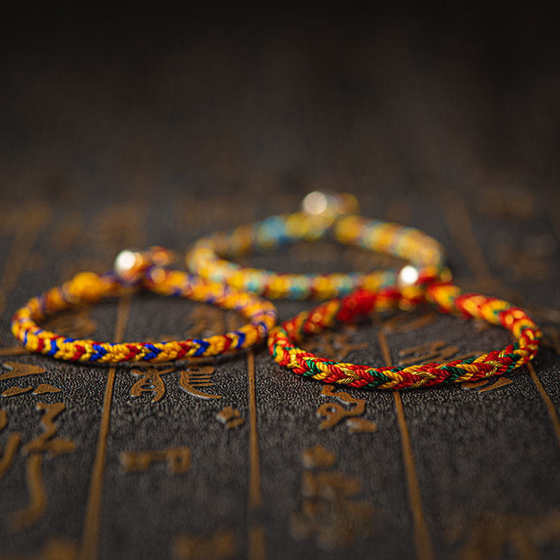 EverestArtstudios "May you be good fortune and success" Lucky Multicolored Bracelet