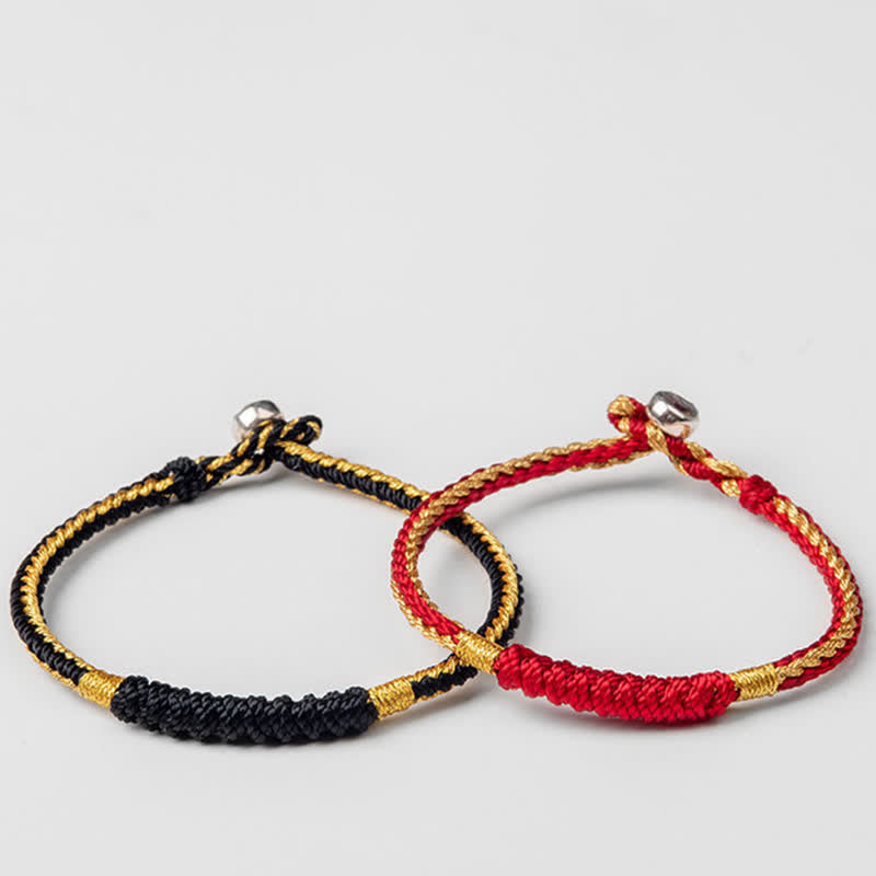 EverestArtstudios Tibetan Handmade Braid Luck String Protection Bracelet
