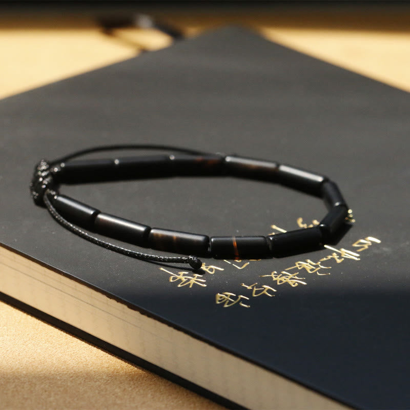 EverestArtStudios Black Onyx Bead Support Protection Bracelet