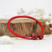 EverestArtStudios FengShui Lucky Red String Ceramic Bracelet