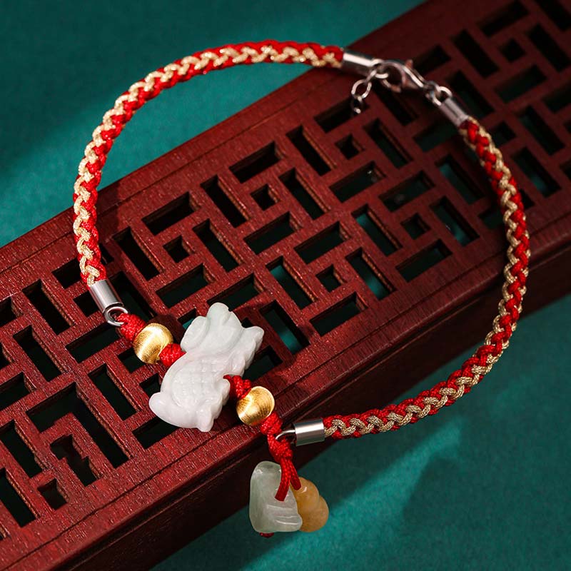 Pulsera tobillera jade zodiaco chino