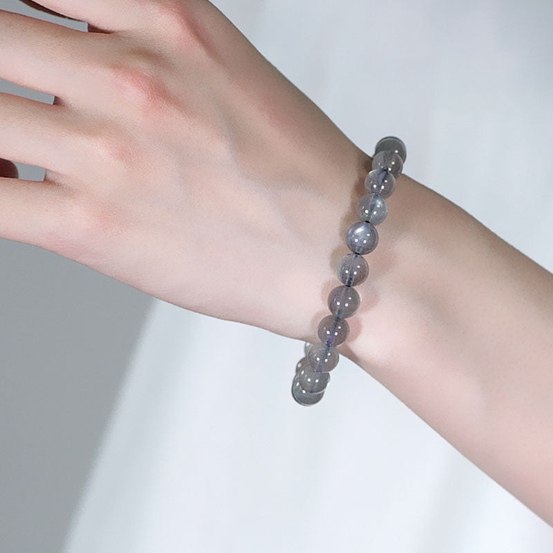 Buddha Stones Natural Moonstone Calm Positive Bracelet