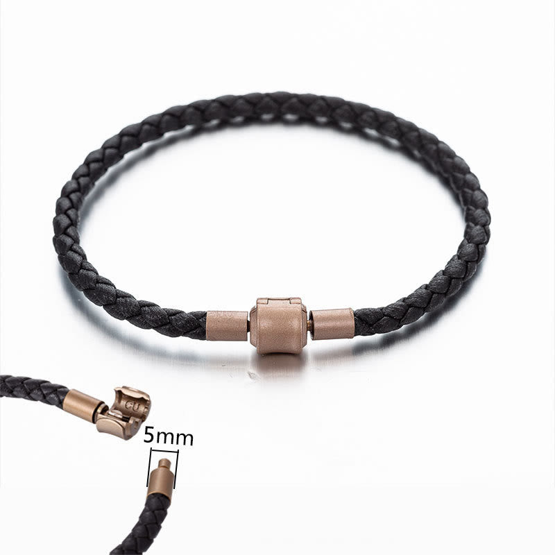 EverestArtstudios Vintage Leather Rope Luck Braid String Bracelet