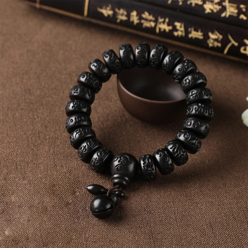EverestArtStudios Tibetan Lightning Strike Wood Protection Bracelet